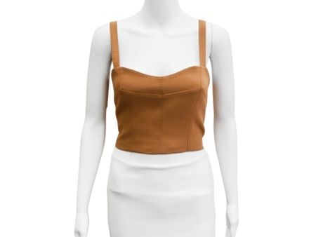 Tan Crop Top Cheap