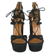 Beverly Hills Plateau Suede Platform Sandals Online now