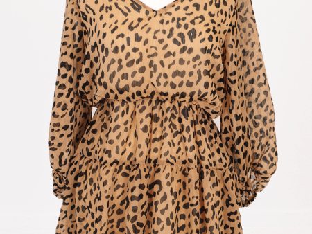 Feline Good Dress - Taupe Fashion